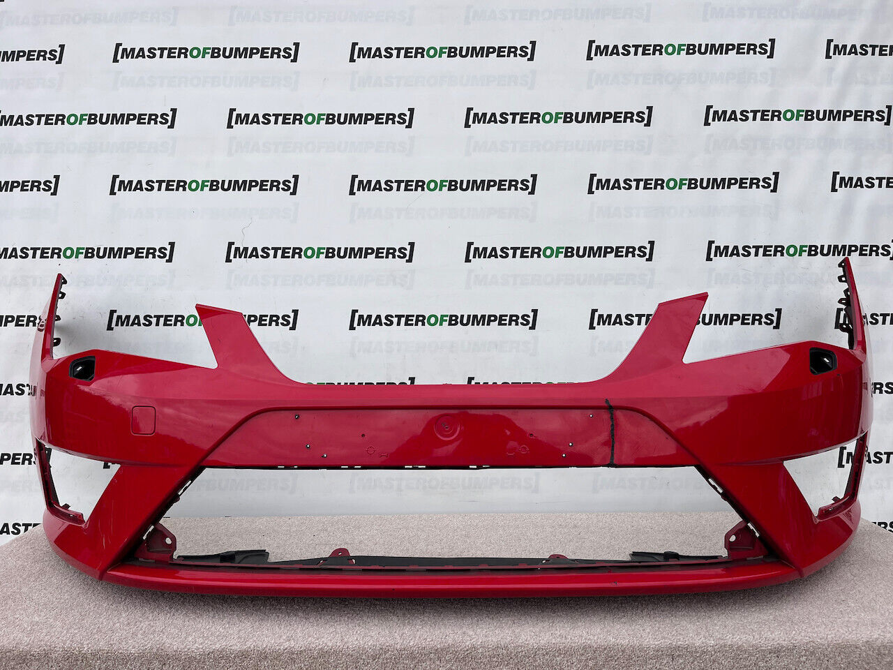 Seat Leon Fr Mk3 Hatchback 2013-2016 Front Bumper No Pdc + Jets Genuine [o378]