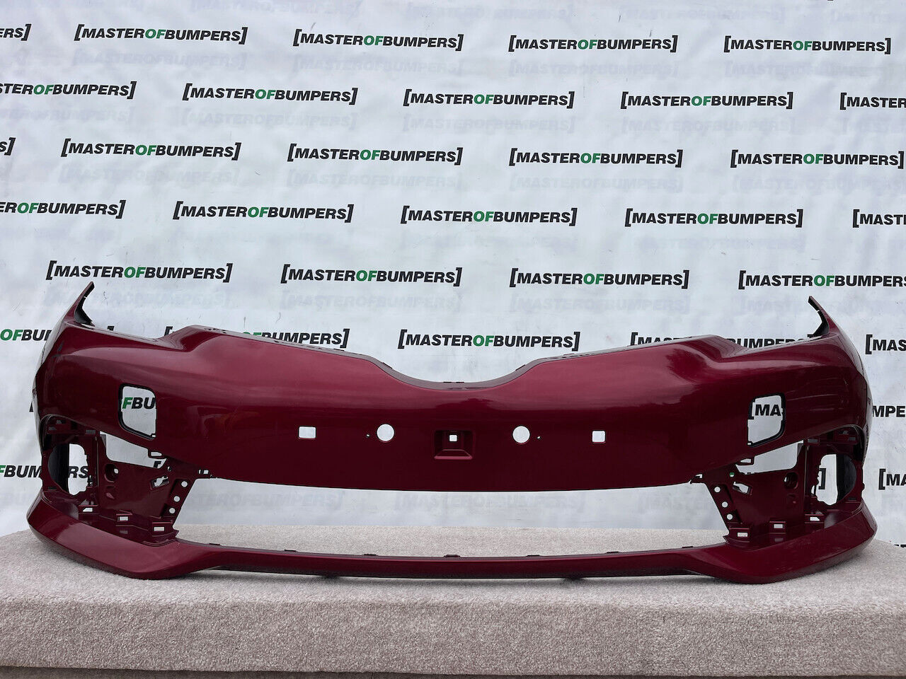 Toyota Auris Mk2 Lift 2016-2018 Front Bumper Red No Pdc Genuine [t386]