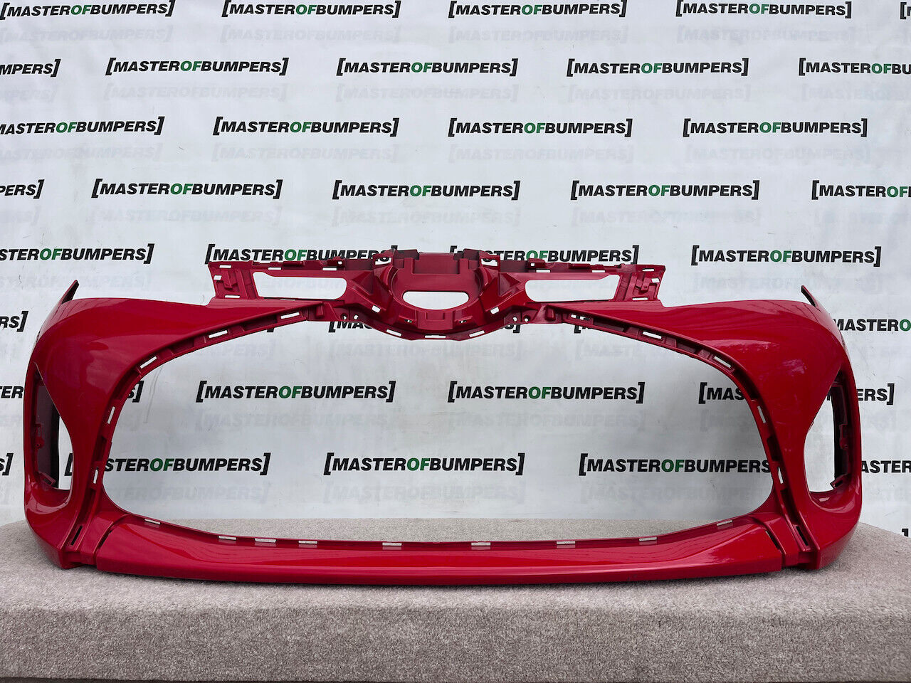 Toyota Yaris Hybrid Mk3 Hatchback 2014-2017 Front Bumper Red  Genuine [t397]