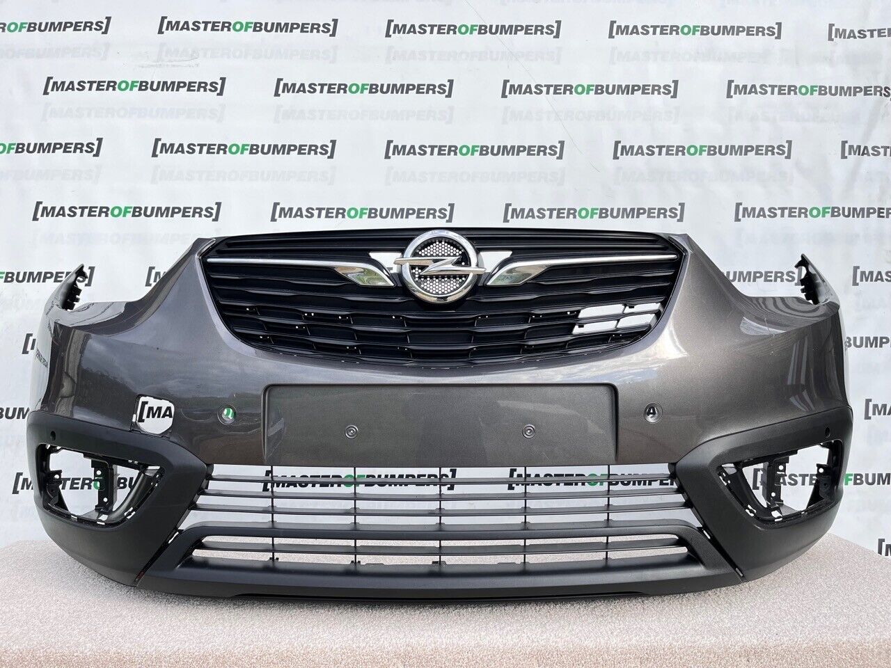 Vauxhall Crossland X 2018-2021 Front Bumper Grey 6 Pdc Genuine [q939]