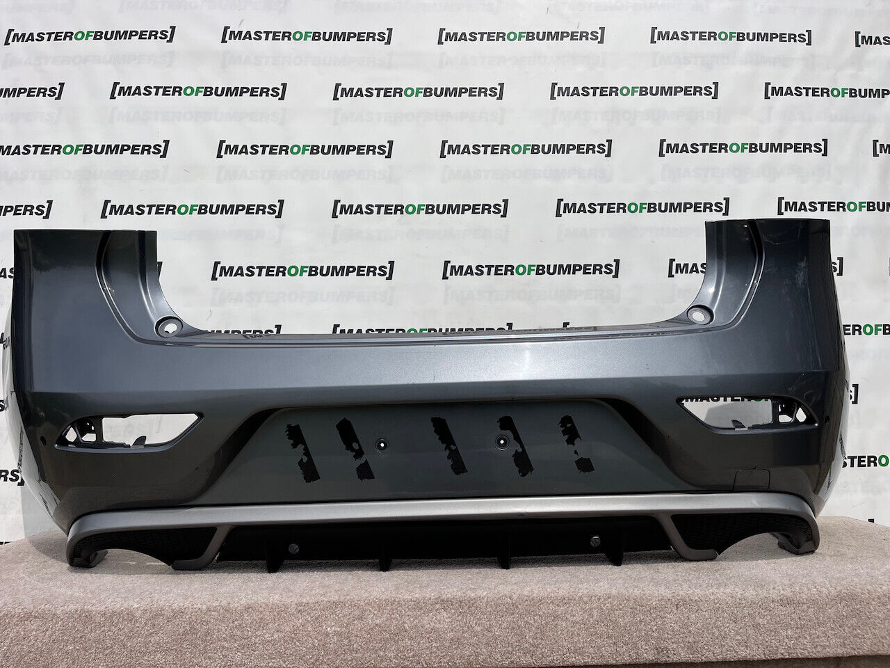 Volvo V40 R Design 2012-2019 Rear Bumper Grey 4 Pdc Genuine [n312]