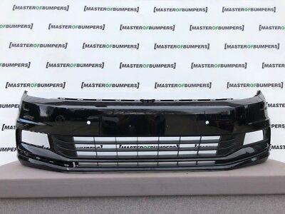 VW Touran 2015-2018 Front Bumper In Black Genuine [v571]