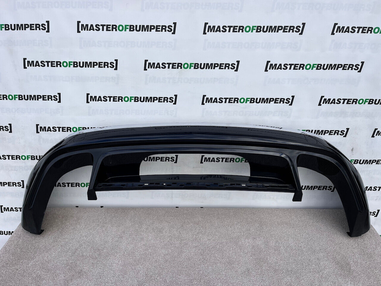 VW Touareg R Line Face Lifting 2014-2017 Rear Bumper Black Genuine [v914]