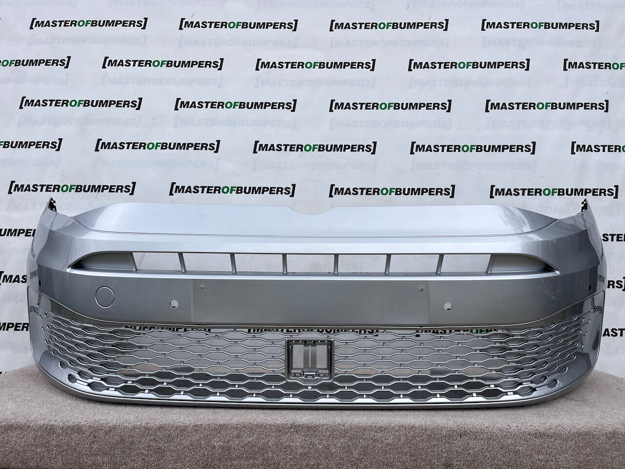 VW Caddy Life Maxi Van Cargo 2020-2024 Front Bumper 4 Pdc Silver Genuine [v144]